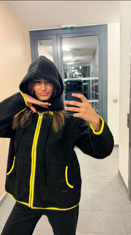 Cagoule d'Hiver noir