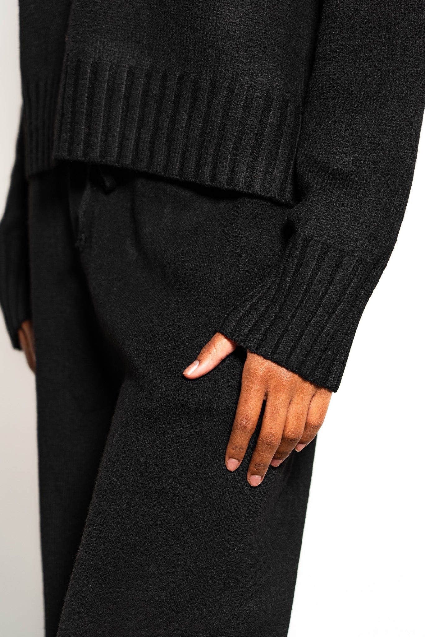 Ensemble noir en coton